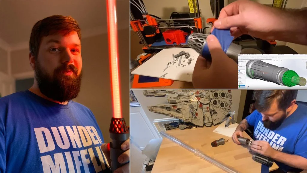 Kirby Made His Own “Star Wars: The Rise of Skywalker” Lightsaber