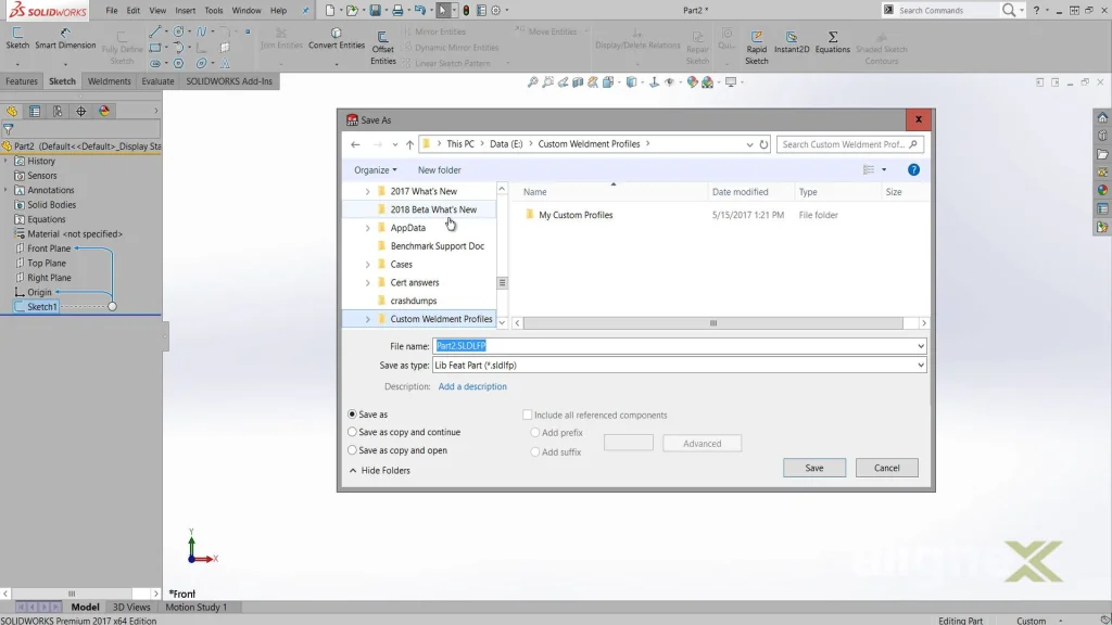 How to Create Custom Weldment Profiles in SOLIDWORKS
