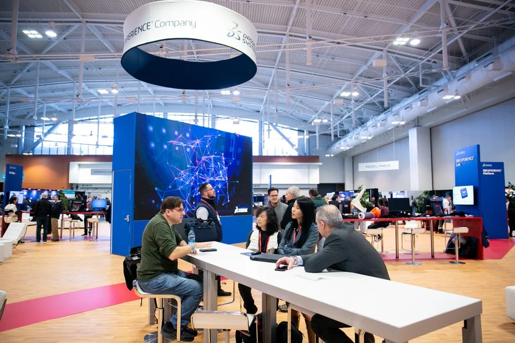 Dassault Systemes Booth Serves as the Hub of Connections at 3DEXPERIENCE World