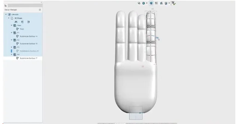 Tips and Tricks for Designing an Artificial Hand in 3D Sculptor