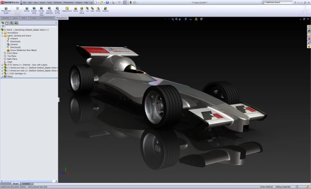 Race Car Design Project, F1inSchools(TM)