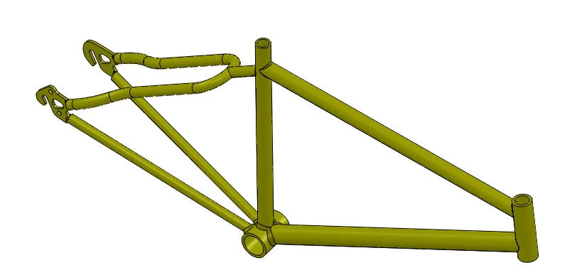 Static Analysis of a Bike Frame – SolidWorks is Engineering, SolidWorks is Statics