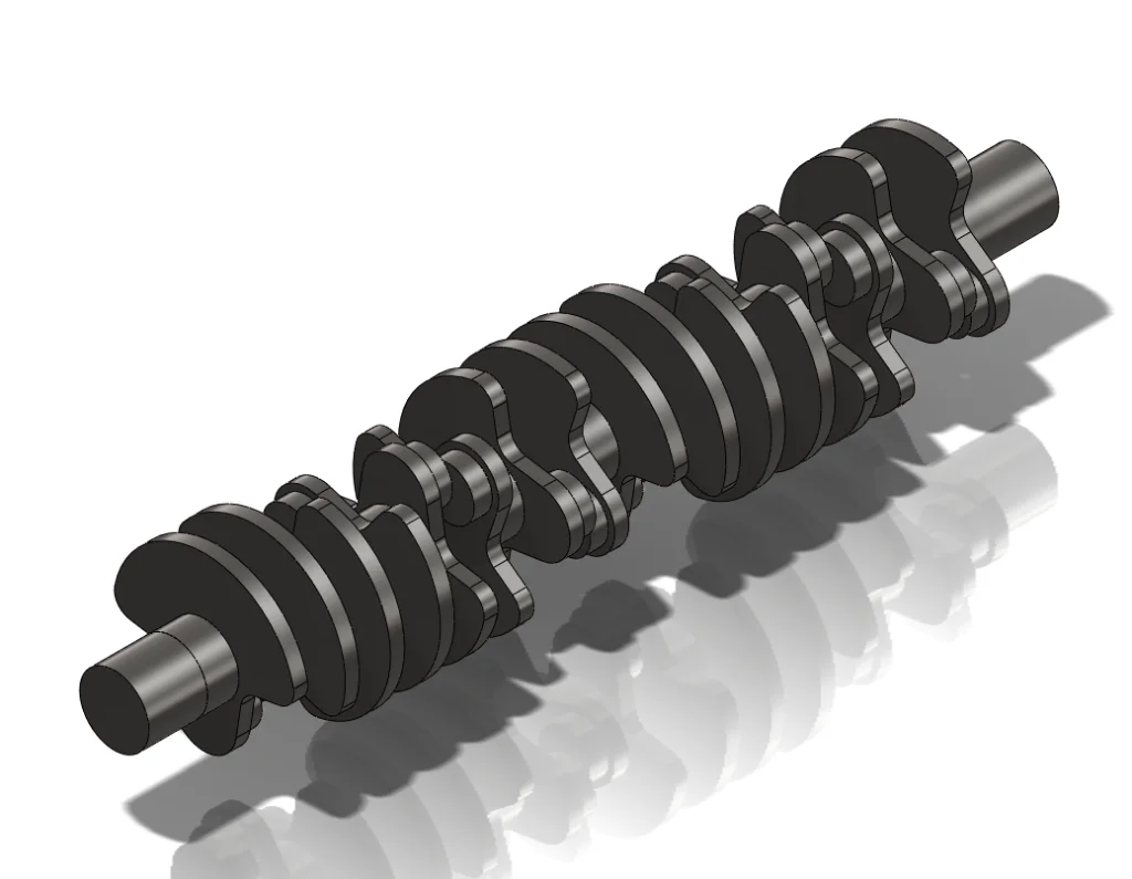 W16 Engine: The Crankshaft