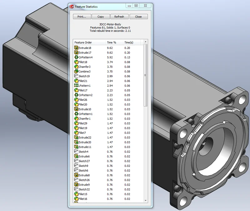 SolidWorks Defeature: How to Increase the Performance of Imported Parts