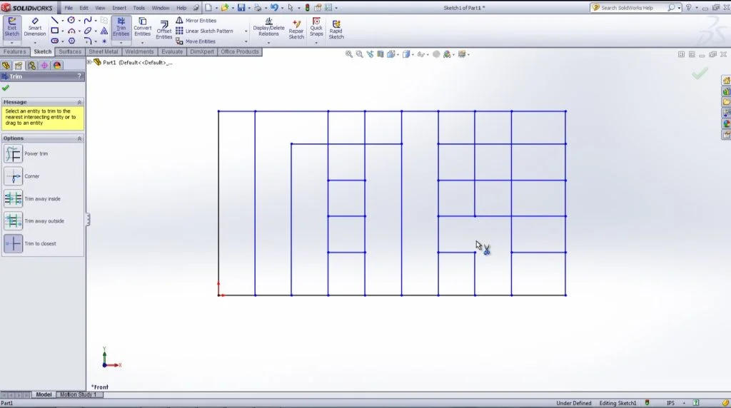 SolidWorks Sketch Tool Basics