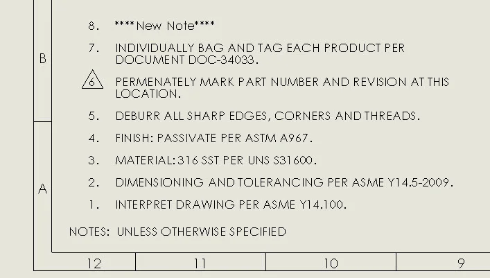 Building General Notes from the Bottom up