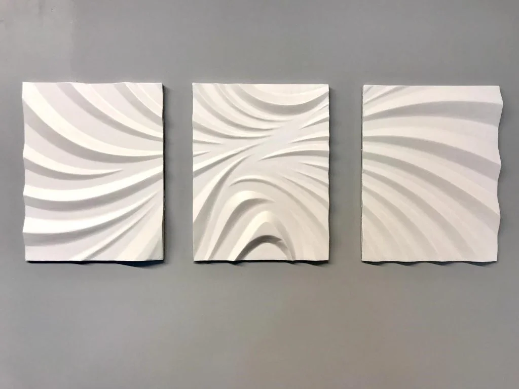 3 Part Artistic CNC Wall Hanging