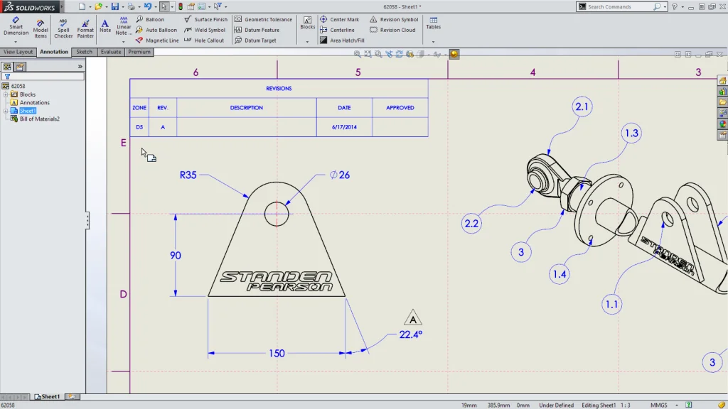 Sneak Peek: 15 Features coming in SOLIDWORKS 2015 – Drawing Zones