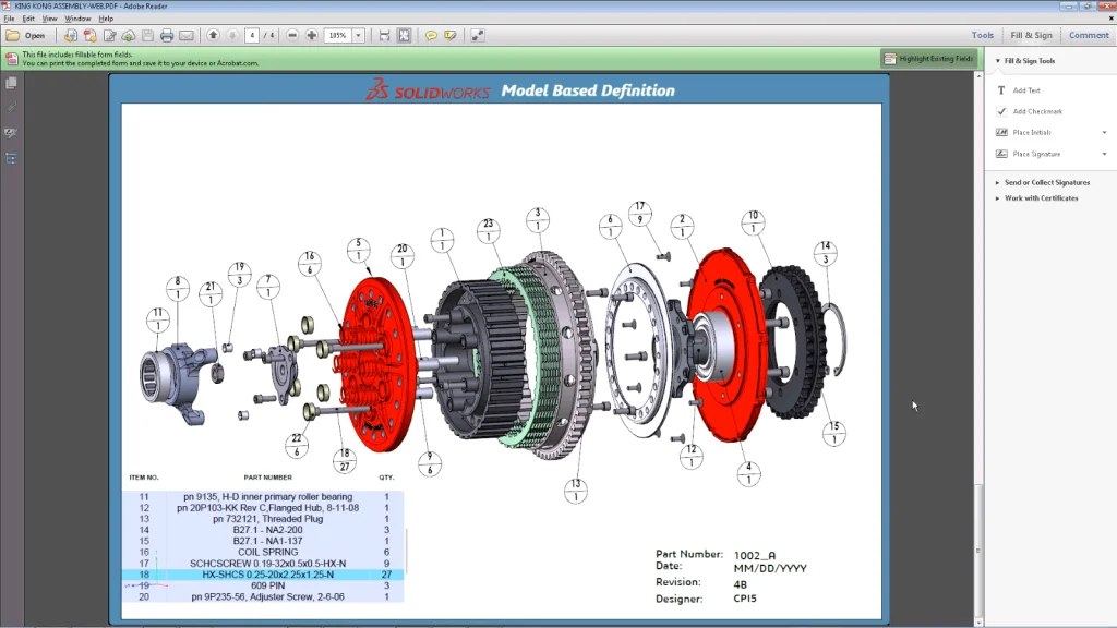 SOLIDWORKS MBD How-To Video Series (Part 4): How to Publish a 3D PDF