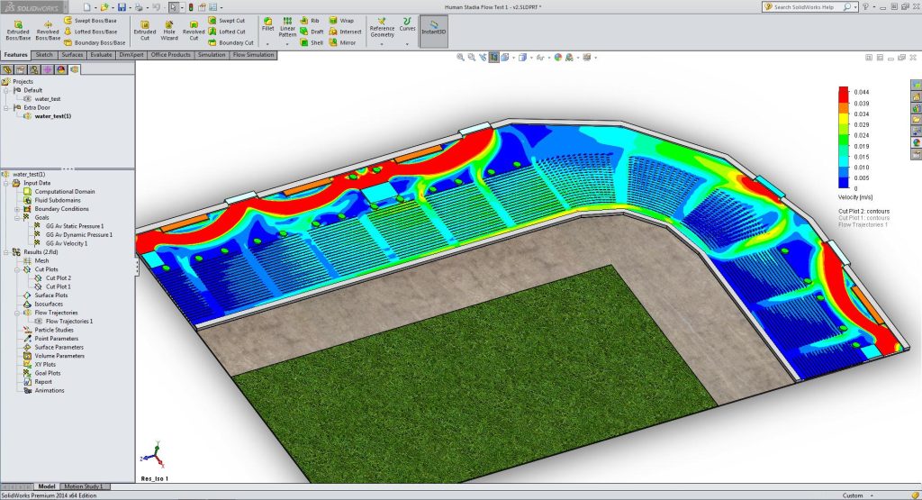 World Cup: Simulating Stadium Foot Traffic in SOLIDWORKS