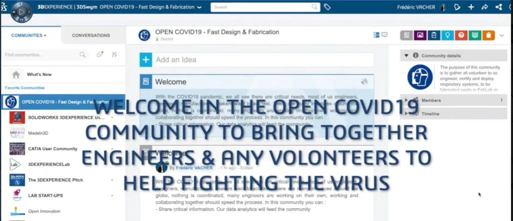 Educators, Students Join the 3DEXPERIENCE Open COVID19 Community