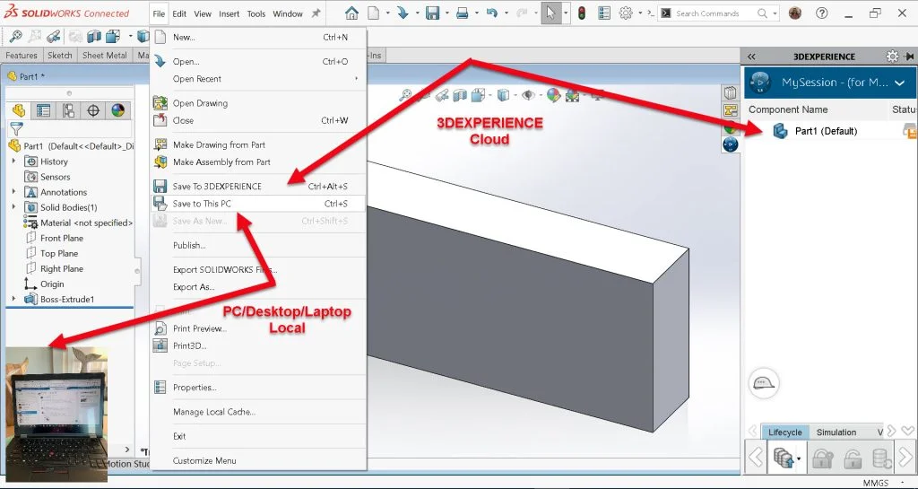 Save to This PC. Save Anywhere with 3DEXPERIENCE Works
