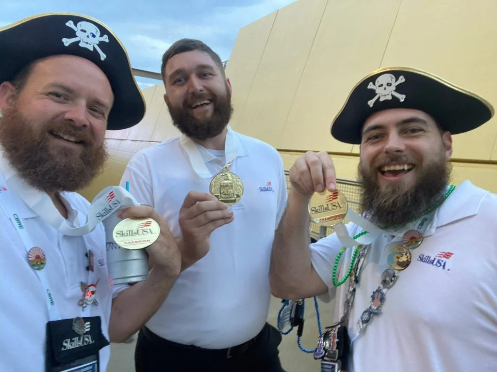 Veterans from Craven CC Win Gold at SkillsUSA Engineering Technology – Design