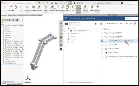 3DEXPERIENCE Works Lesson 8: SOLIDWORKS and 3DDrive