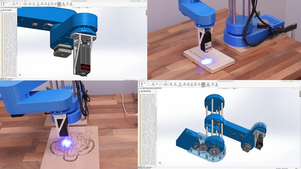 Let’s Make: a DIY Laser-Engraving Robot