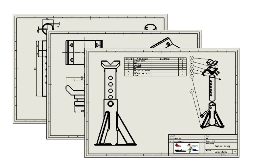 SolidWorks Tutorial 10 Drawing of the Axle Support