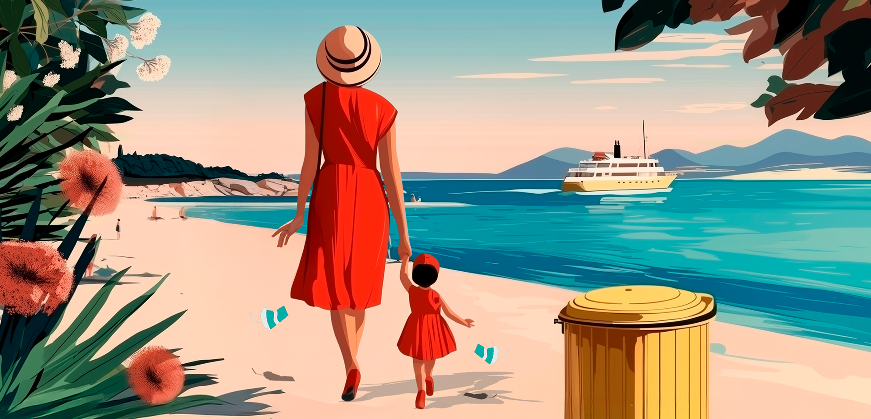 Projet de affiche pub réalisé pour Fondation VINCI Autoroutes – agence pub Paris